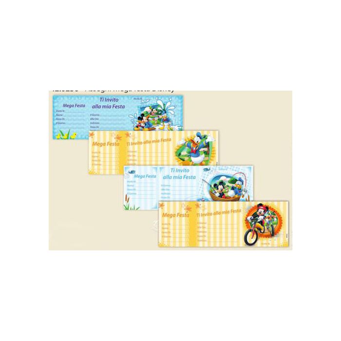 INVITI TOPOLINO E PAPERINO PZ.15 main product photo