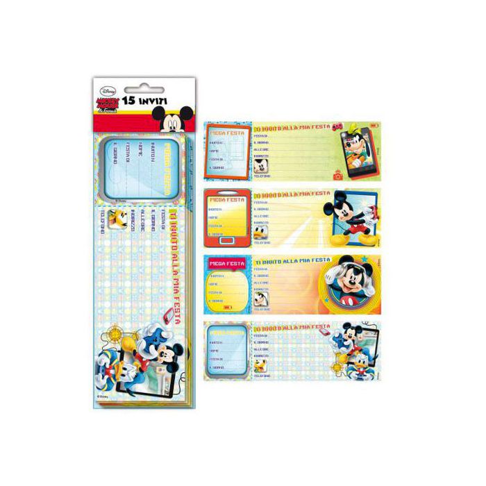 BIGLIETTI INVITI TOPOLINO PZ.15 main product photo