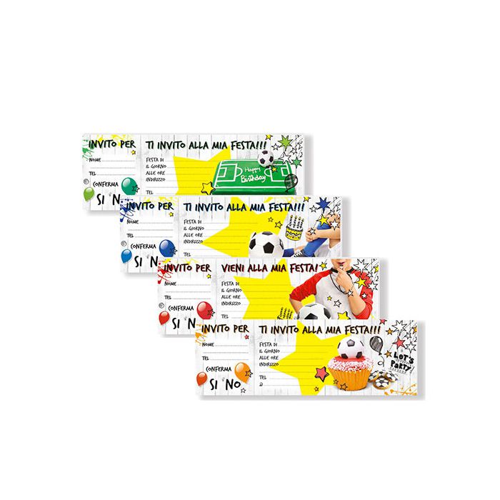 INVITI ASSEGNO COMPLEANNO CALCIO PZ.15 main product photo
