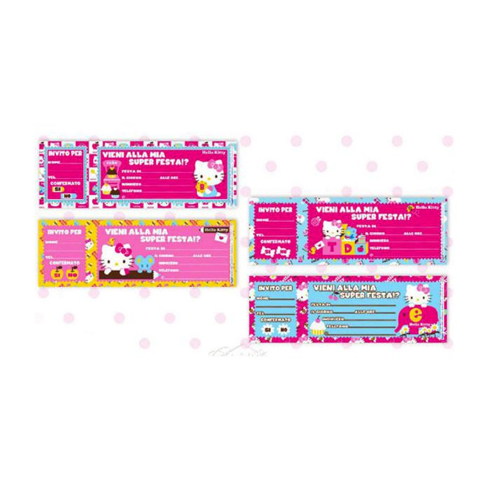 BIGLIETTI INVITI HELLO KITTY PZ.15 main product photo