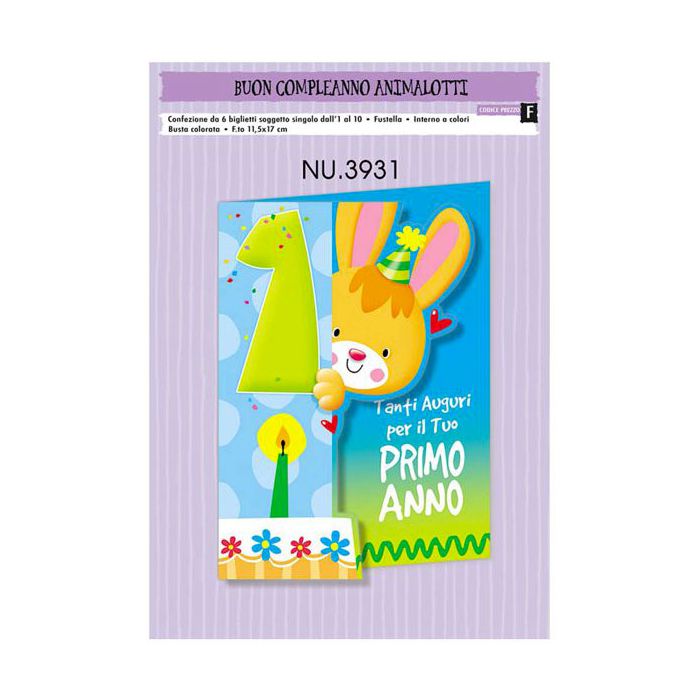 Biglietto 1° Compleanno Maschio main product photo