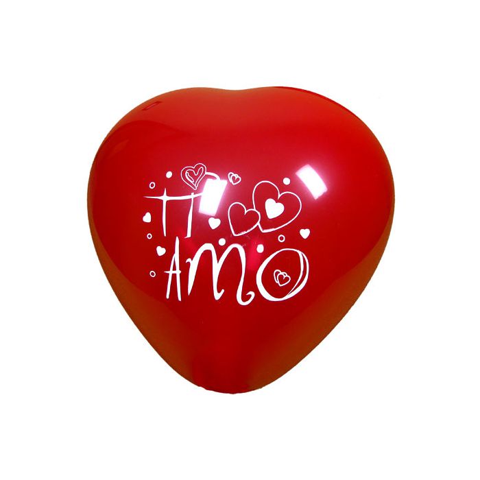 Palloncino Cuore Ti Amo Pz.16 Gonfiaggio A Gas Cm.25.4 main product photo