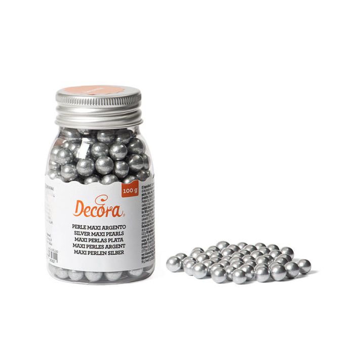 Maxi Perle Di Zucchero Argento 100g main product photo
