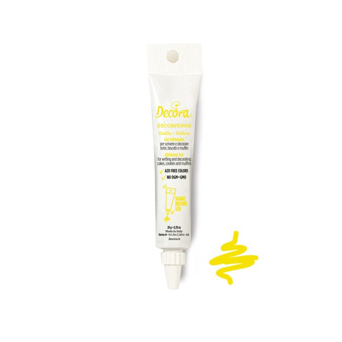 Penne In Gel Decorpenna Giallo Pz.1 main product photo