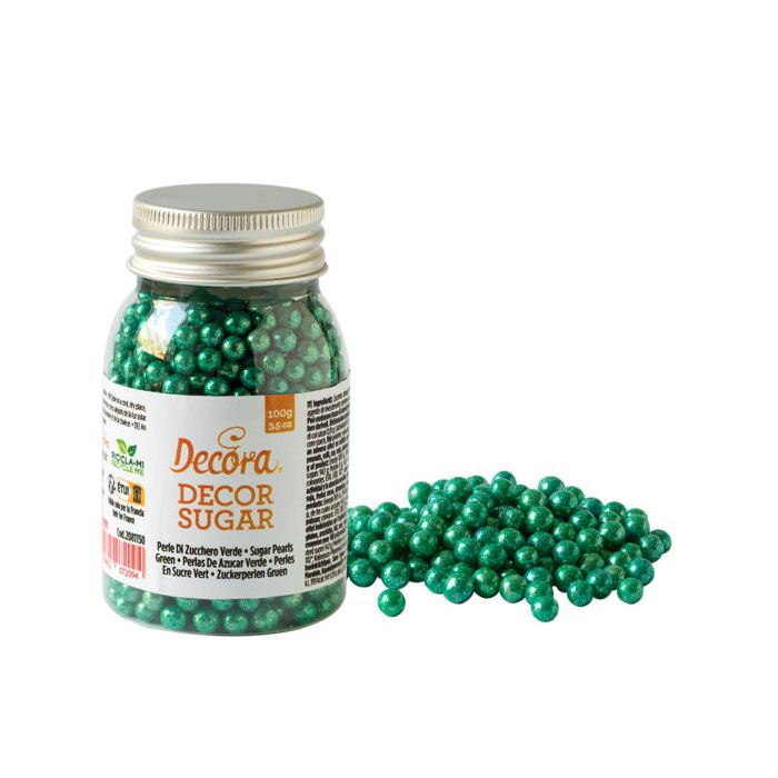 Perle Di Zucchero Verde Metal 100g. main product photo