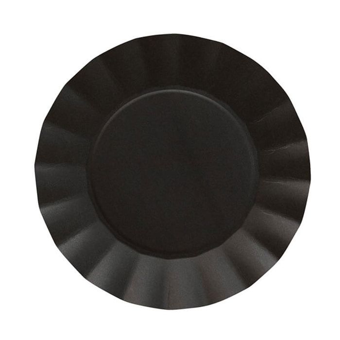 Piatti Grandi Nero Pz.20 Cm.24.5 Compostabile main product photo