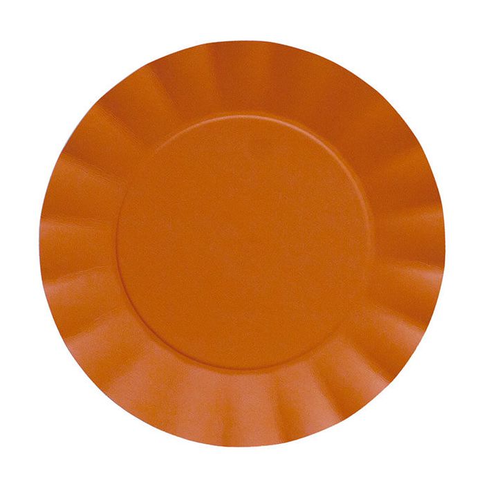 Piatti Grandi Arancio Pz.20 Cm. 24,5 COMPOSTABILE main product photo