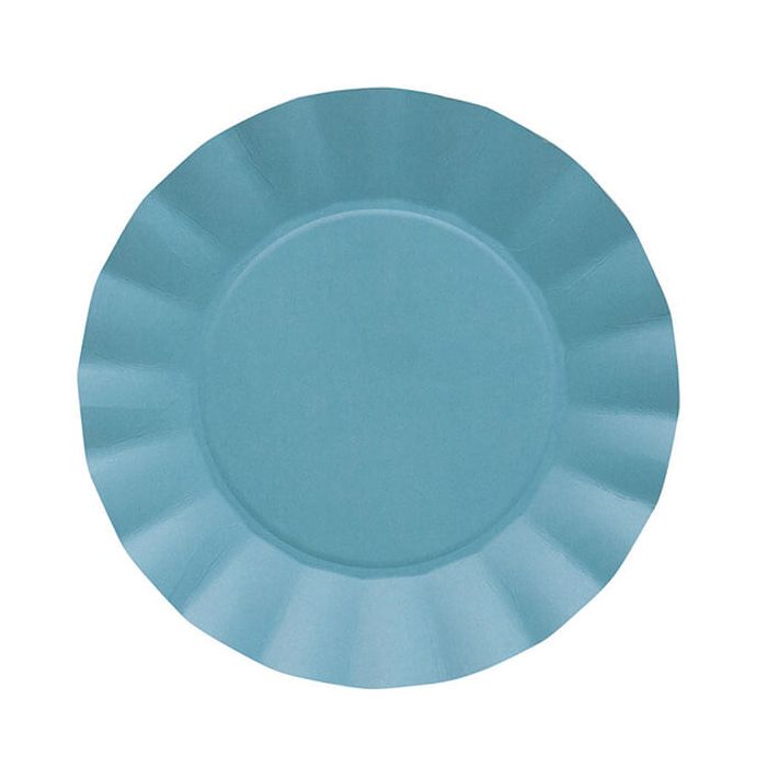 Piatti Grandi Turchese Pz.20 CM.24.5 COMPOSTABILE main product photo