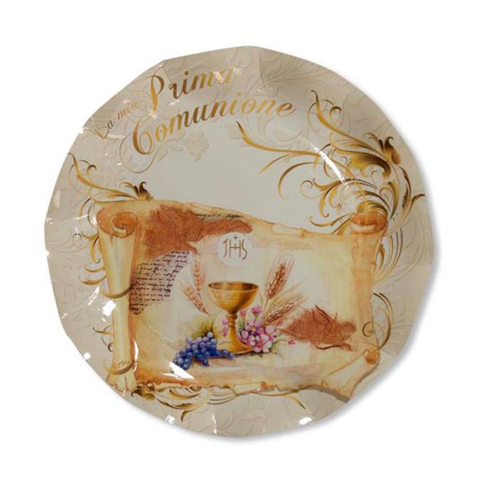Piatti Prima Comunione Pz.10 Cm.27 main product photo