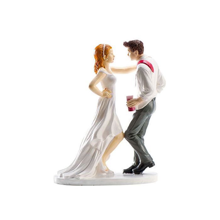 Sposi Simpatici Pz.1 Cm.h.16 - Decorazione main product photo