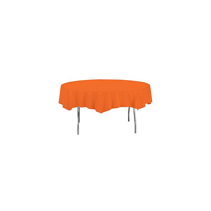 Tovaglia Plastica Arancio Pz.1 Diam. Cm.213 main product photo