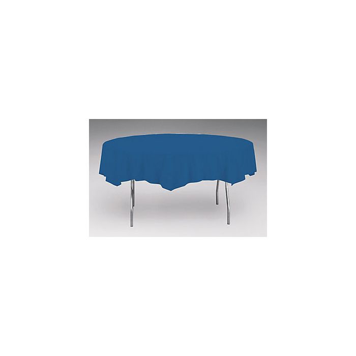 Tovaglia Plastica Blu Pz.1 Diam.cm.213 main product photo