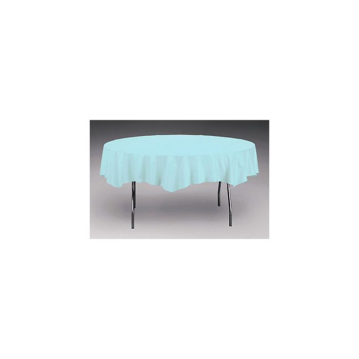 Tovaglia Plastica Azzurra Pz.1 Diam.cm.213 main product photo