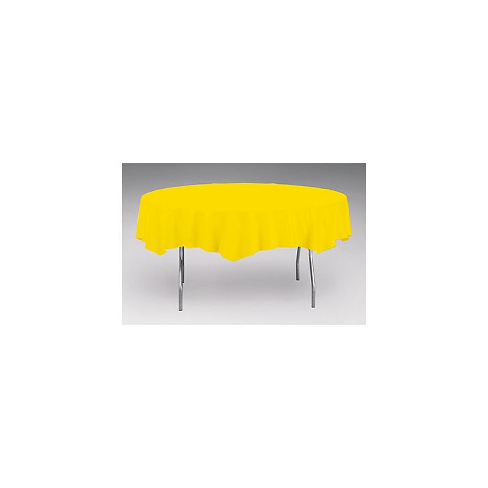 Tovaglia Plastica Gialla Pz.1 Diam. Cm.213 main product photo