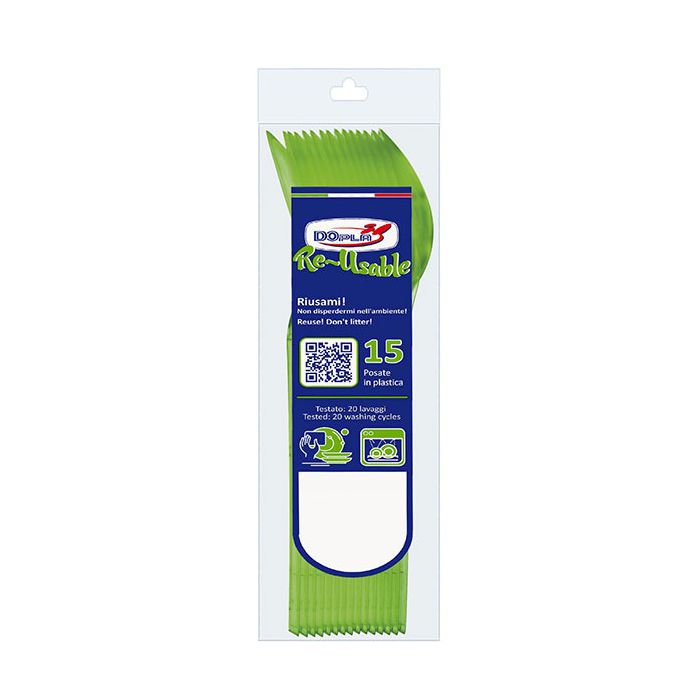 Cucchiai V.acido Riutilizzabili Pz.15 main product photo
