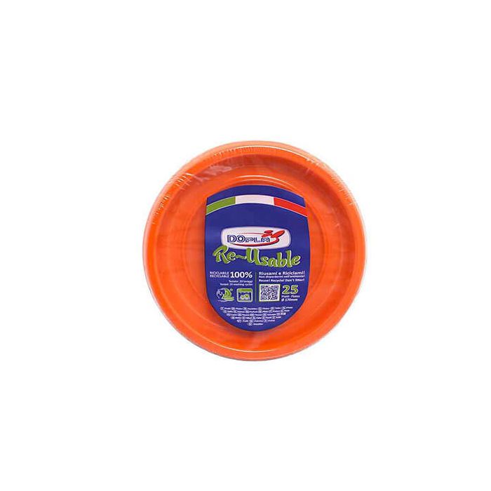 Piattino Frutta Arancione Pz.25 main product photo