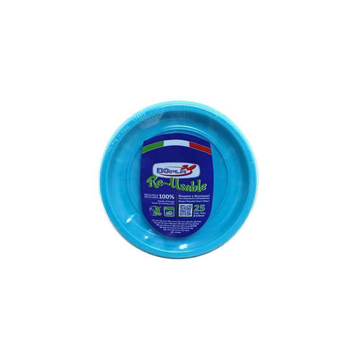 Piattino Frutta Azzurro Pz.25 main product photo
