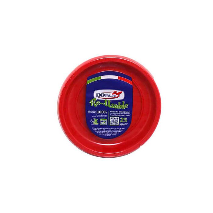Piattino Frutta Rosso Pz.25 main product photo