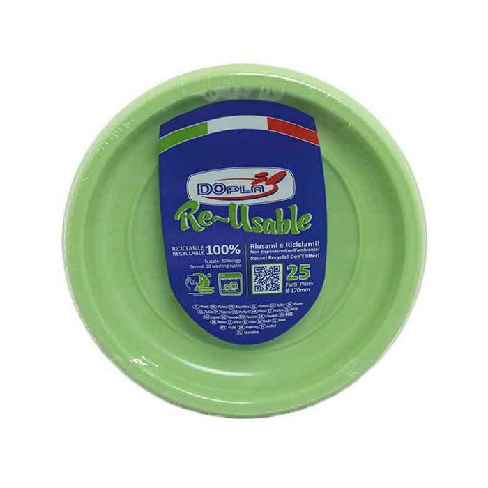Piattino frutta verde acido pz.25 main product photo