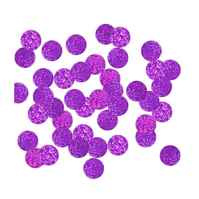 Coriandoli In Foil Tondi Viola 250gr main product photo
