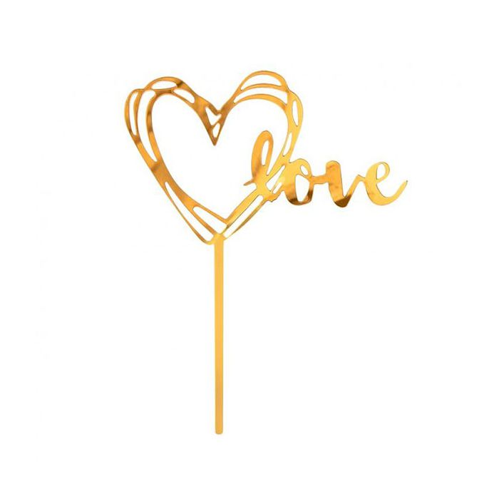 Cake Topper Love Pz.1 main product photo