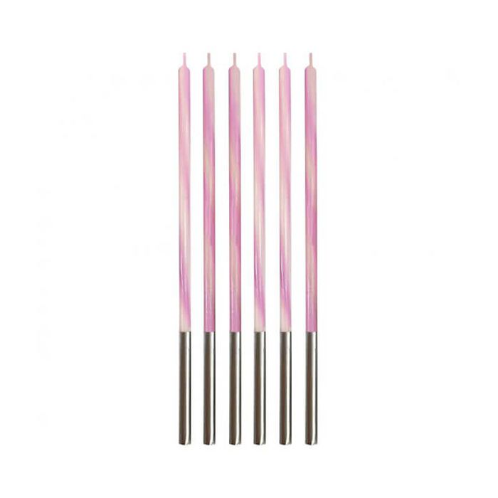 Candeline Stelo Rosa Pz.6 main product photo