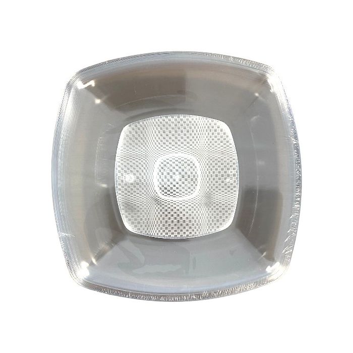 Piatto Piano Quadrato Trasparente Pz.15 main product photo