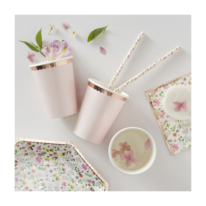 Bicchieri Rose Gold Pois Pz.8 main product photo