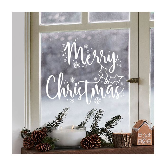 Adesivo Finestra Merry Christmas Pz.1 main product photo