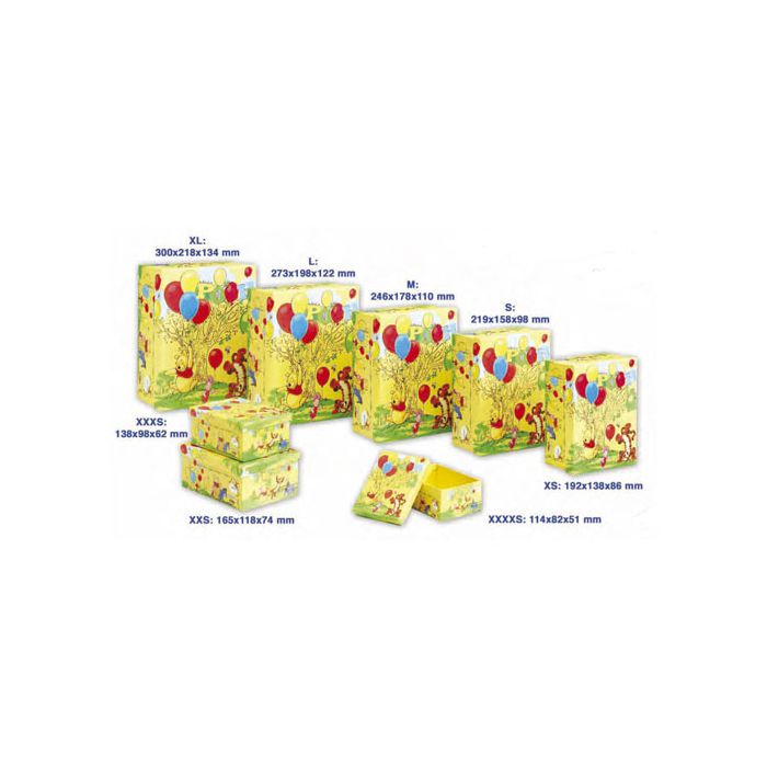 SCATOLE WINNIE PALLONCINI SET PZ.8 main product photo