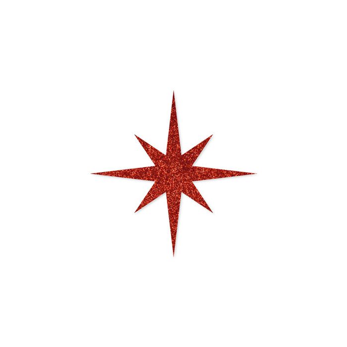 Stelle Adesive Rosse Pz.4 Cm.10 main product photo