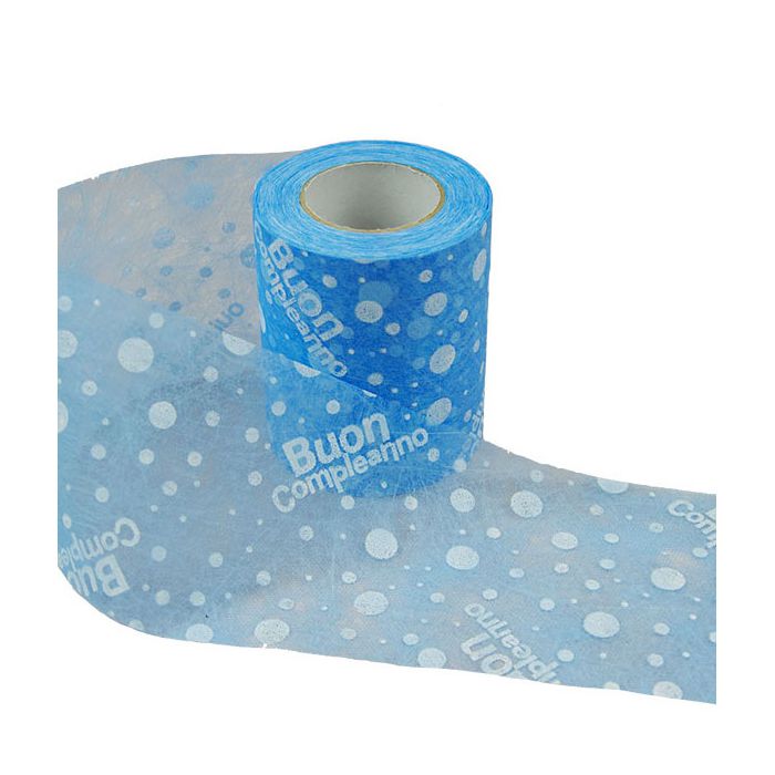 Nastro Buon Compleanno Azzurro Pz.1 Mm.110 X Mt.50 main product photo