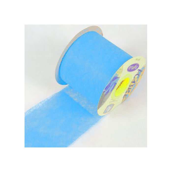 Nastro Polytulle Celeste Pz.1 Mm.110 X Mt.100 main product photo
