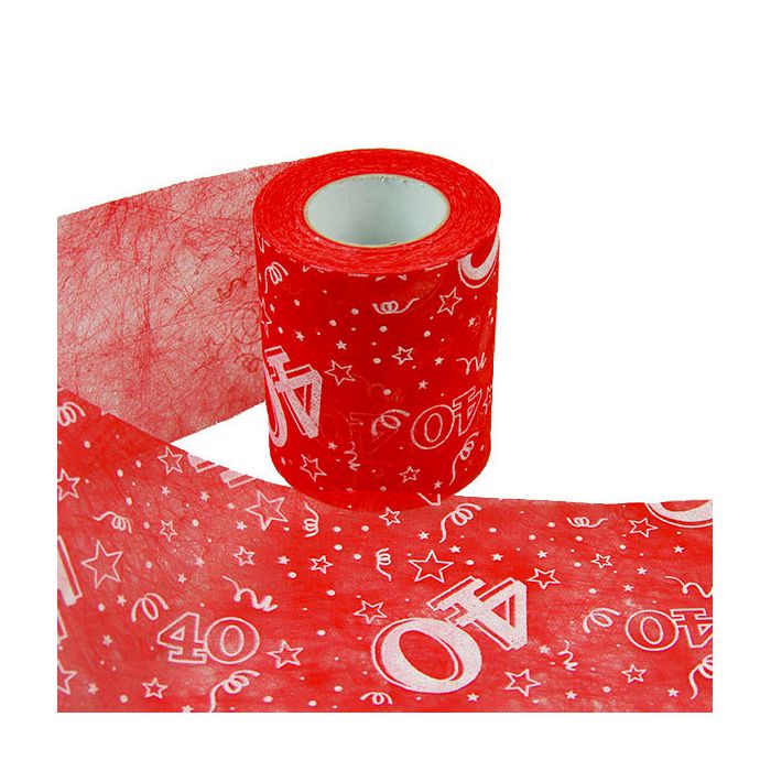 Nastro 40 Anni Rosso Pz.1 Mm.110 X Mt.50 main product photo