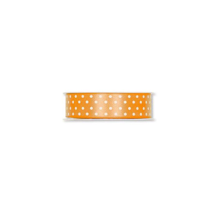 Nastro Flock Pois Arancio Pz.1 Mm.19 Mt.50 main product photo