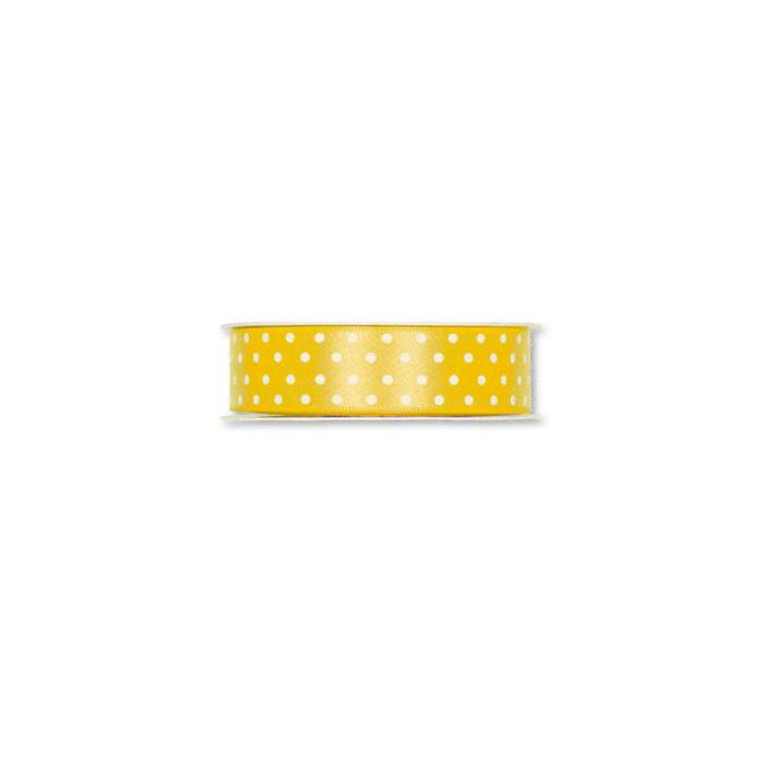 Nastro Flock Pois Giallo Pz.1 Mm.19 Mt.50 main product photo