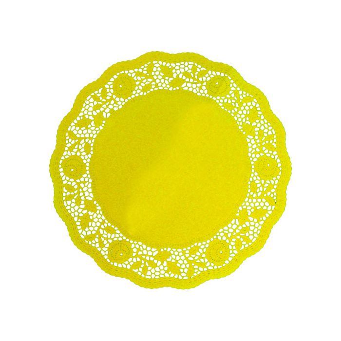Pizzo In Carta Giallo Diam.36 Pz.6 main product photo