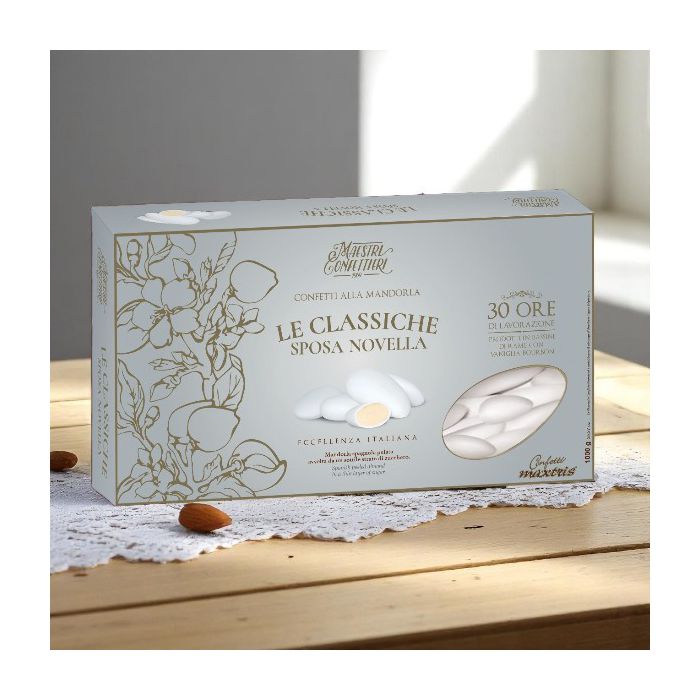Confetti Sposa Novella bianchi 1kg per nozze main product photo