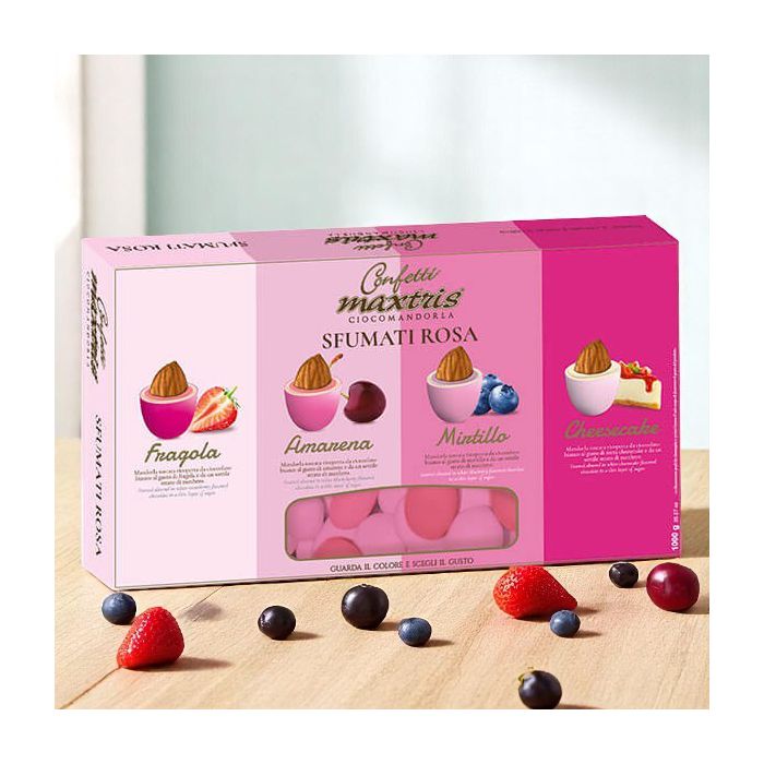 Confetti Maxtris sfumati rosa 1kg per eventi main product photo