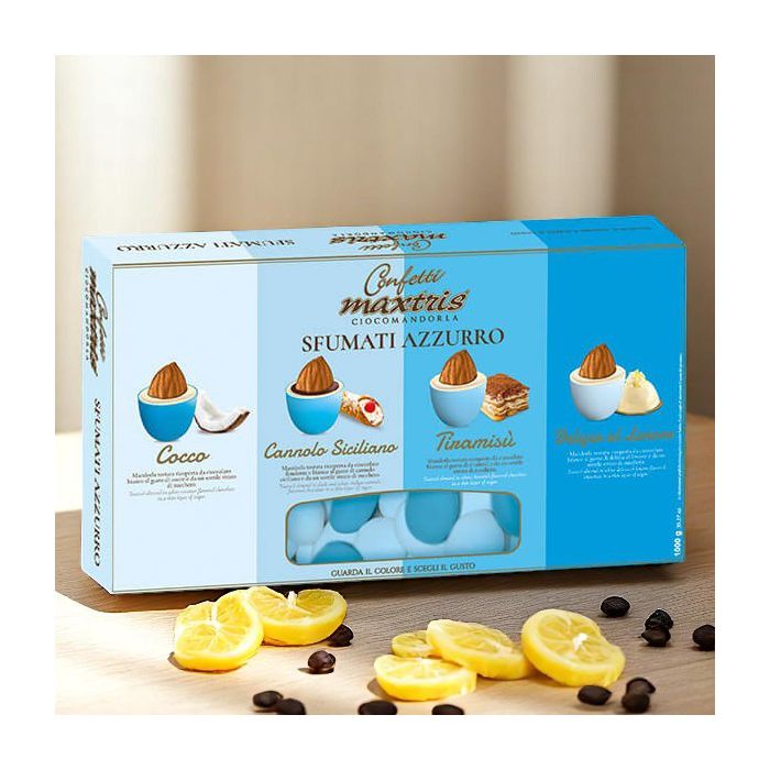 Confetti Maxtris sfumati azzurro 1kg per cerimonie main product photo