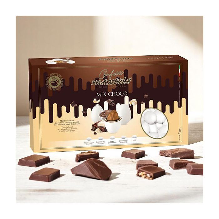 Confetti Maxtris Mix Choco 1kg per confettate main product photo