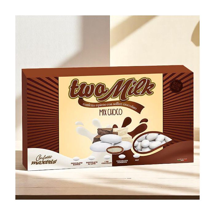 Confetti Two Milk Mix Choco 1kg per eventi main product photo