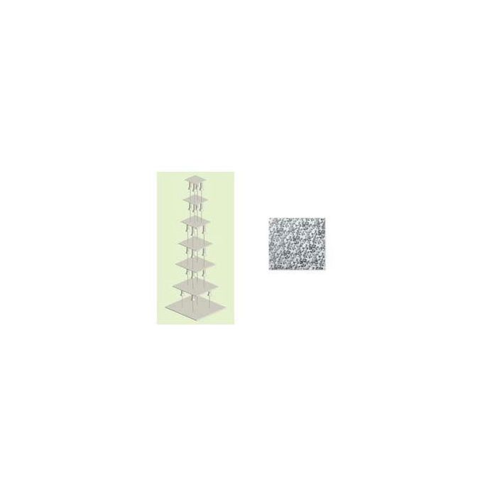 Piatto Ricoperto In Alluminio Pz.5 Cm.50 X 50 H.cm.0.5 main product photo