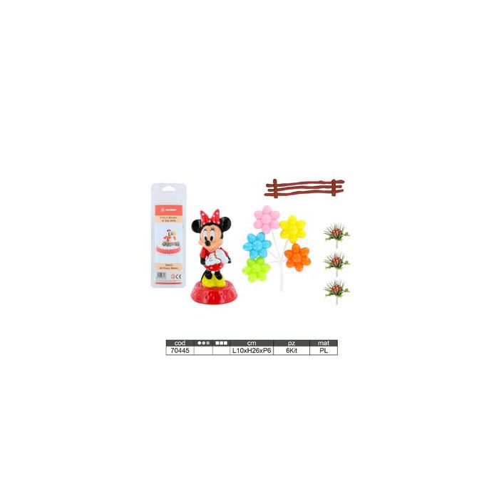 Decorazione Minnie Pz.1 Kit Decorativo Per Torta main product photo