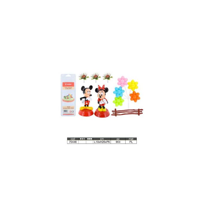 Decorazione Minnie E Topolino Pz.1 Kit Decorativo Per Torta main product photo