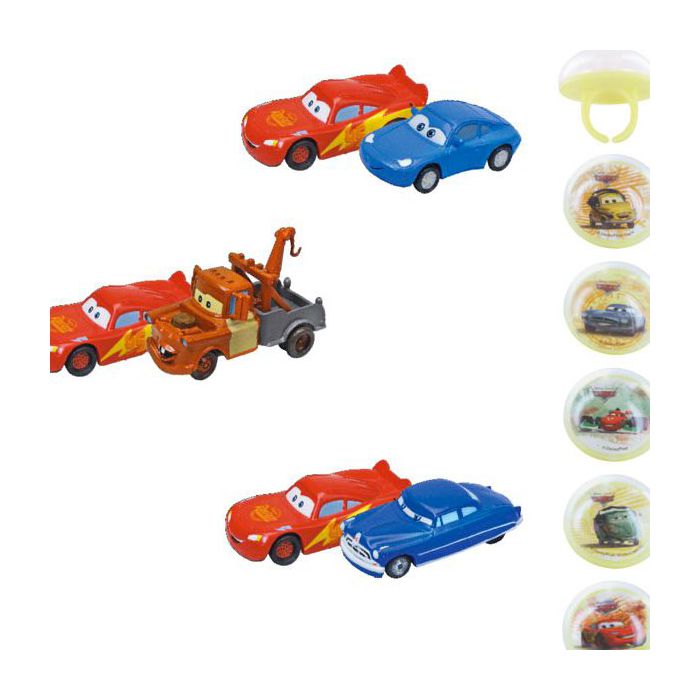 Decorazione Cars Con Anelli Pz.1 Kit Decorativo Per Torta main product photo