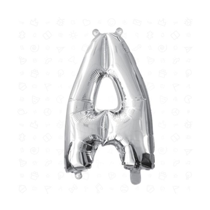 Palloncino Lettera (a) Argento Pz.1 17" Cm.43 main product photo