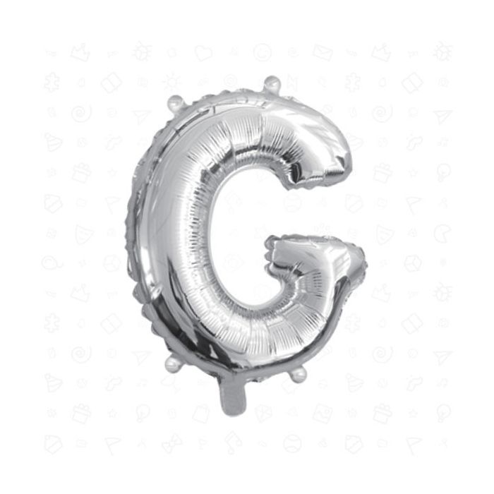 Palloncino Lettera (g) Argento Pz.1 17" Cm.43 main product photo