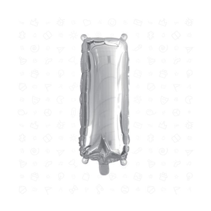 Palloncino Lettera (i) Argento Pz.1 17" Cm.43 main product photo