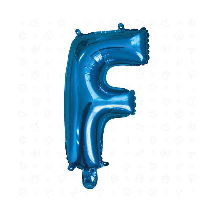 Palloncino Lettera (f) Blu Pz.1 17" Cm.43 main product photo